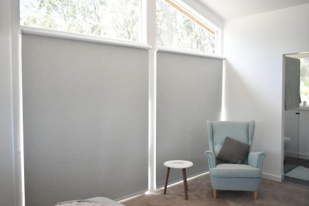 Roller Blinds in a bedroom