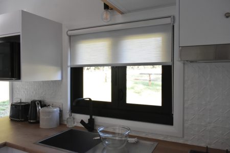 Roller Blinds in a kitchen