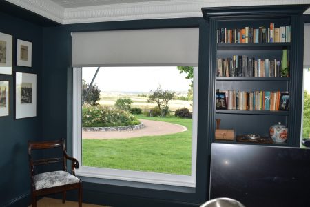 Roller Blinds in a living room