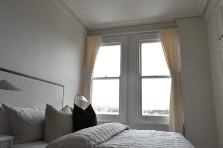 Curtains in a bedroom
