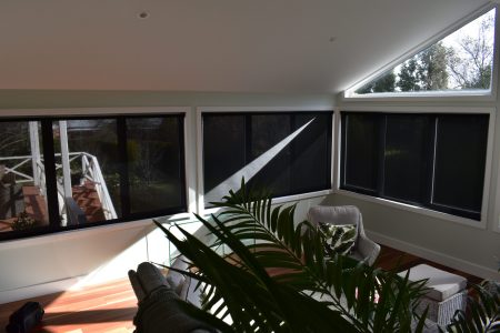 Sunscreen Blinds in a living room
