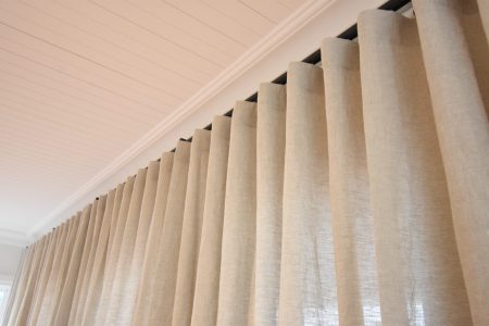 Curtains up close